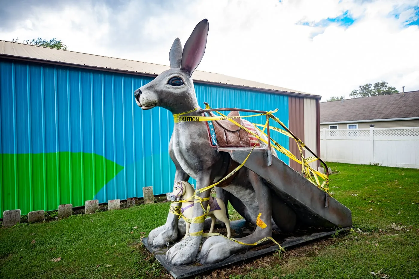 Henry's Rabbit Ranch in Staunton, Illinois Route 66 roadside attraction