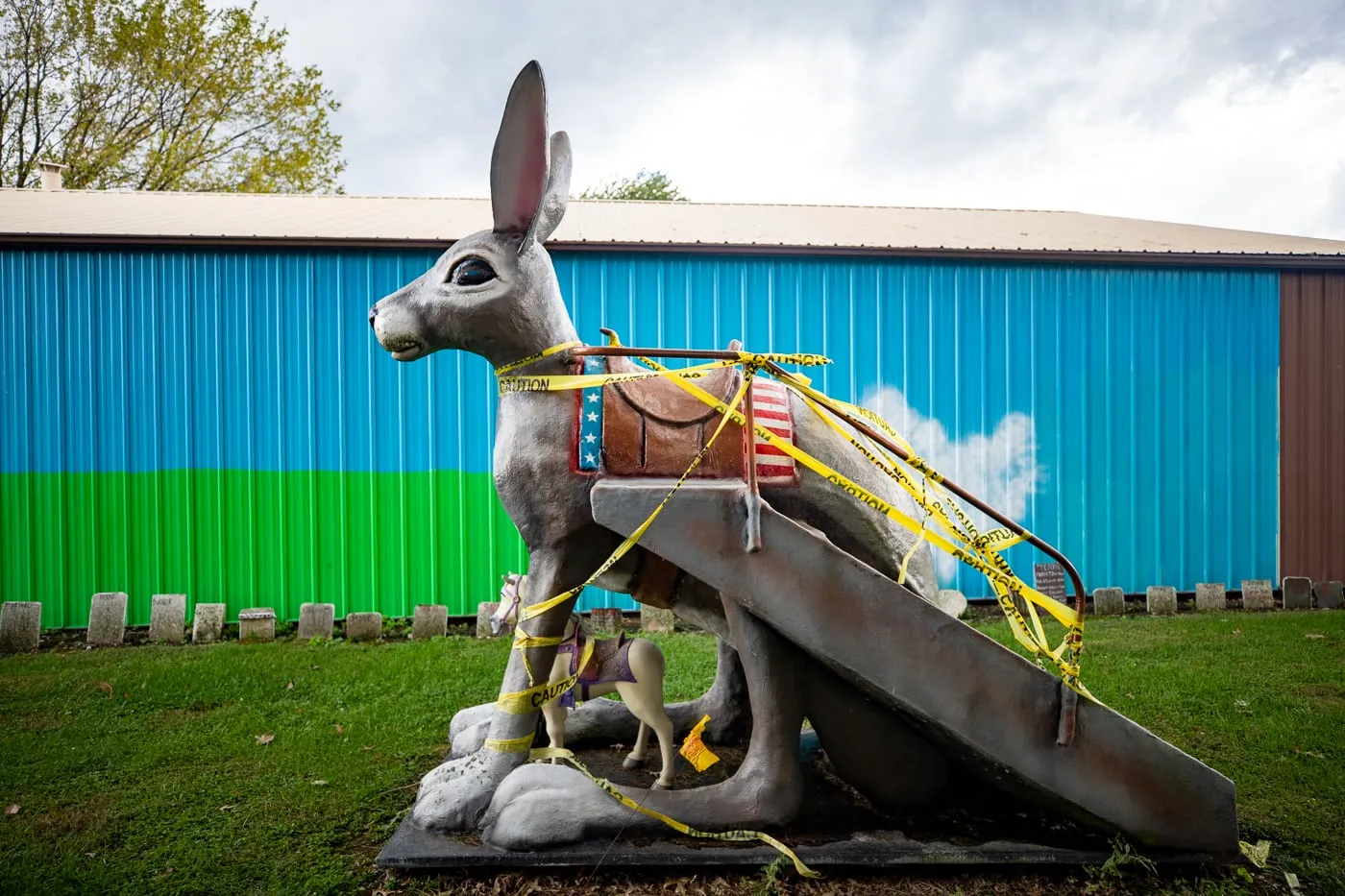 Henry's Rabbit Ranch in Staunton, Illinois Route 66 roadside attraction