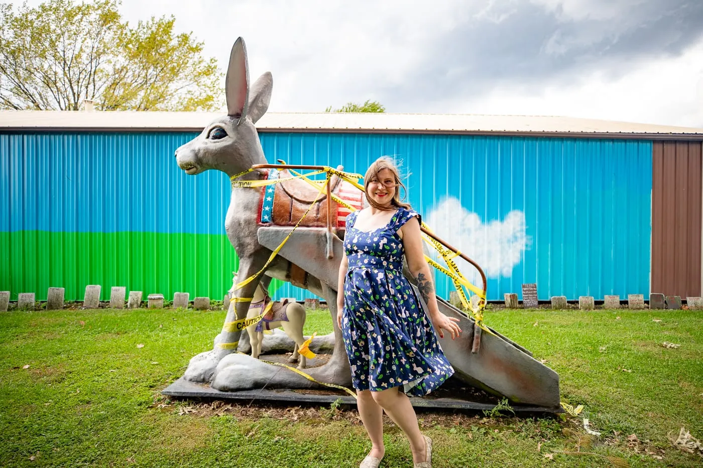 Henry's Rabbit Ranch in Staunton, Illinois Route 66 roadside attraction