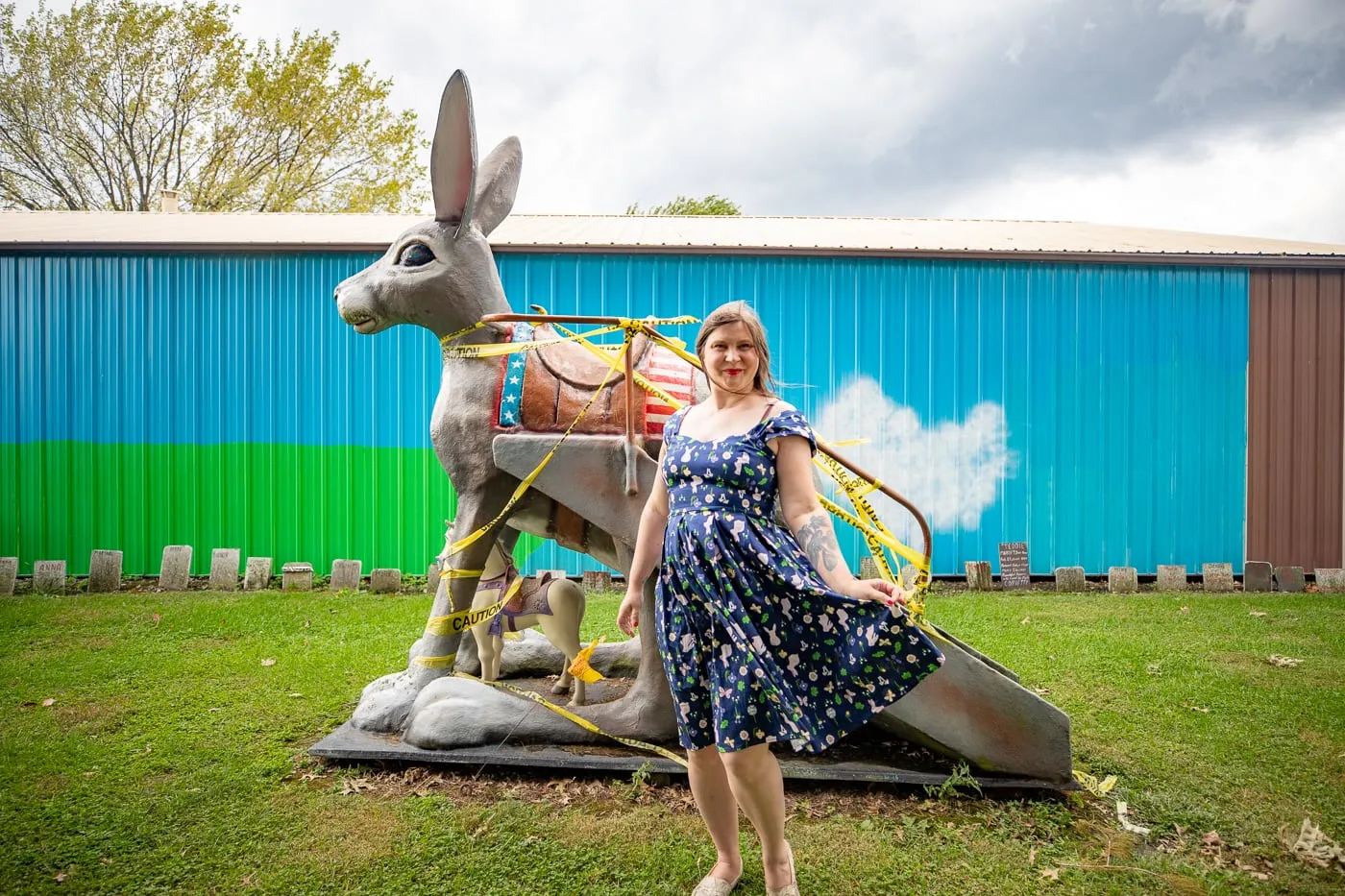 Henry's Rabbit Ranch in Staunton, Illinois Route 66 roadside attraction