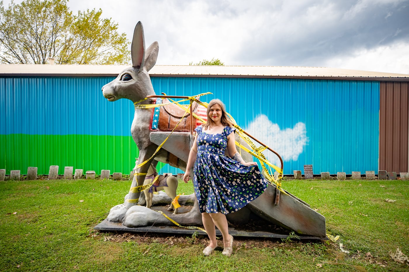 Henry's Rabbit Ranch in Staunton, Illinois Route 66 roadside attraction