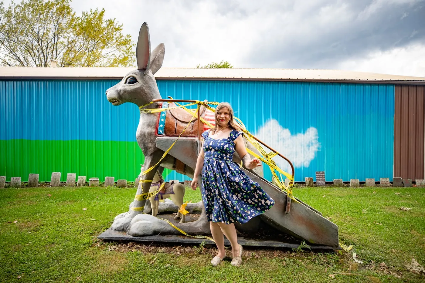 Henry's Rabbit Ranch in Staunton, Illinois Route 66 roadside attraction