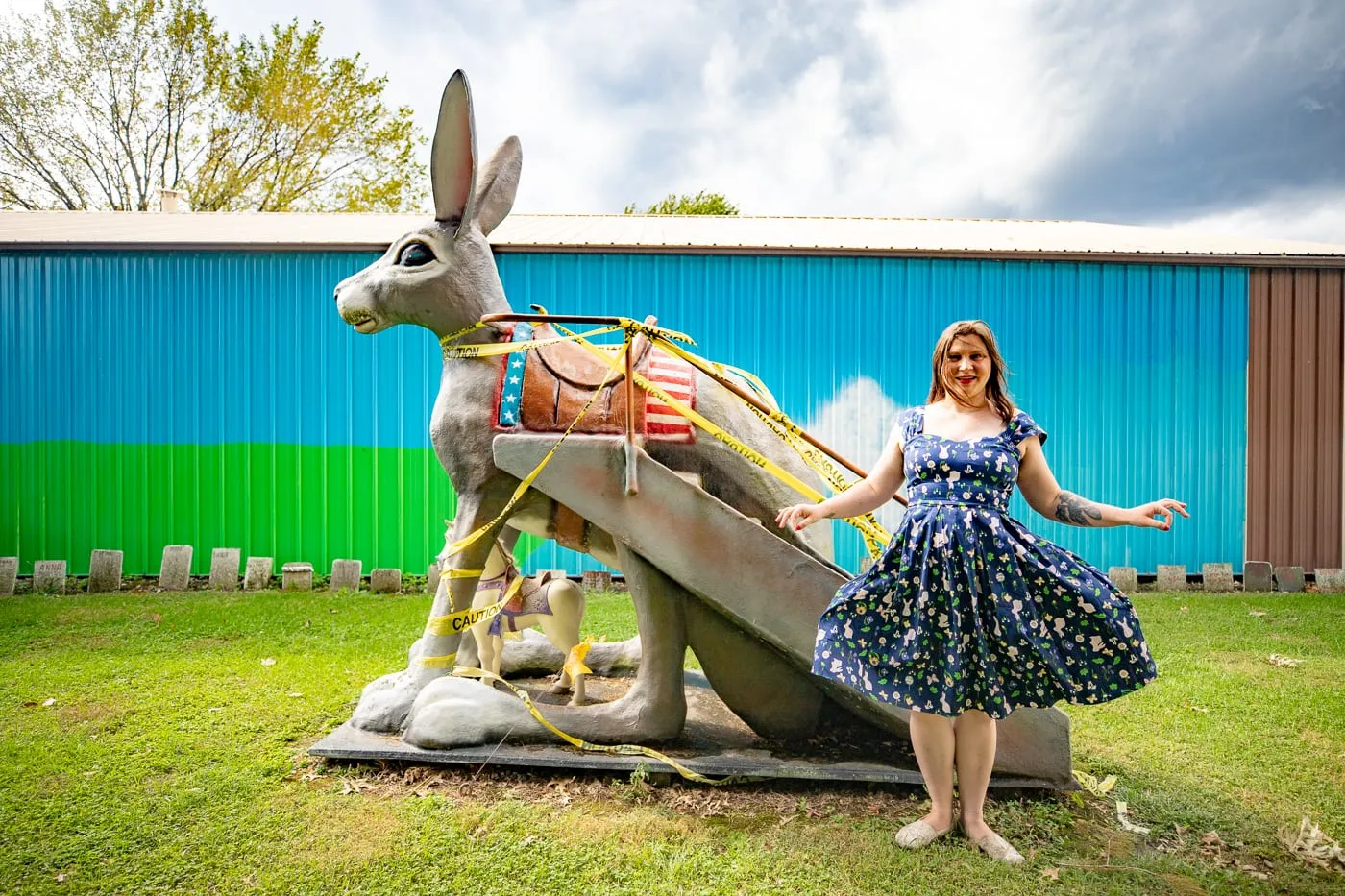 Henry's Rabbit Ranch in Staunton, Illinois Route 66 roadside attraction