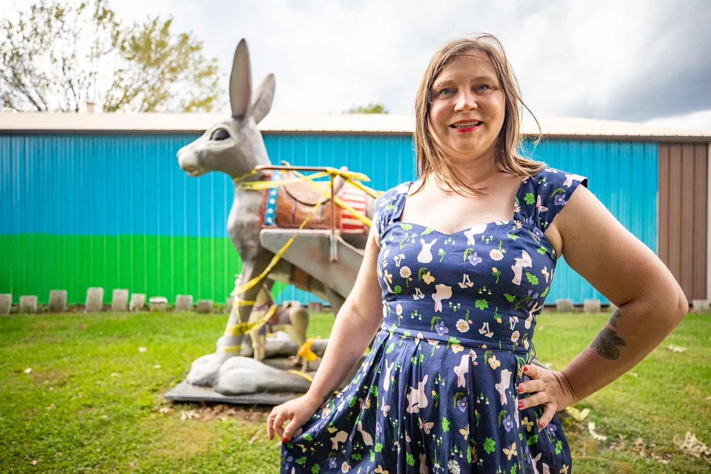 Henry's Rabbit Ranch in Staunton, Illinois Route 66 roadside attraction