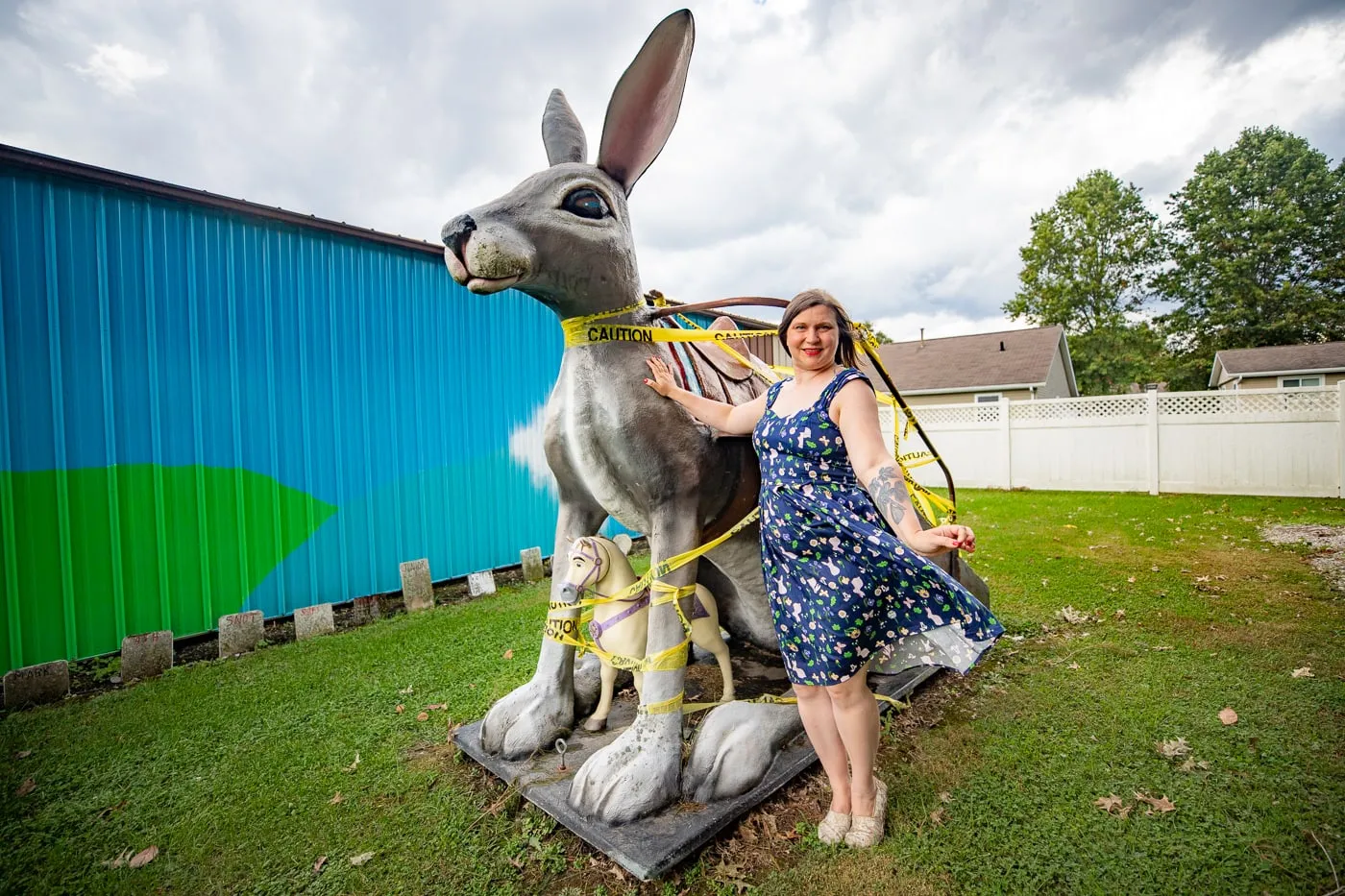 Henry's Rabbit Ranch in Staunton, Illinois Route 66 roadside attraction