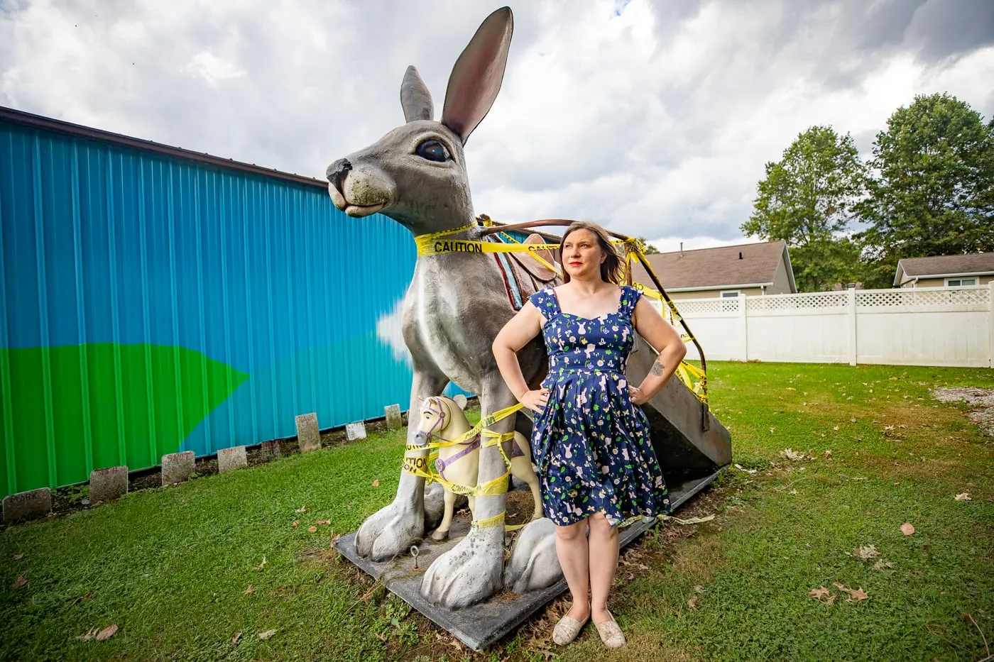 Henry's Rabbit Ranch in Staunton, Illinois Route 66 roadside attraction