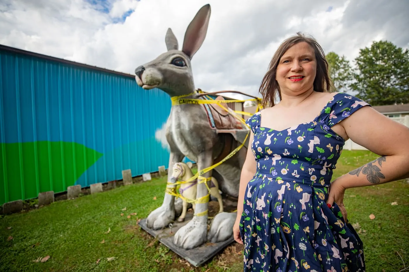 Henry's Rabbit Ranch in Staunton, Illinois Route 66 roadside attraction