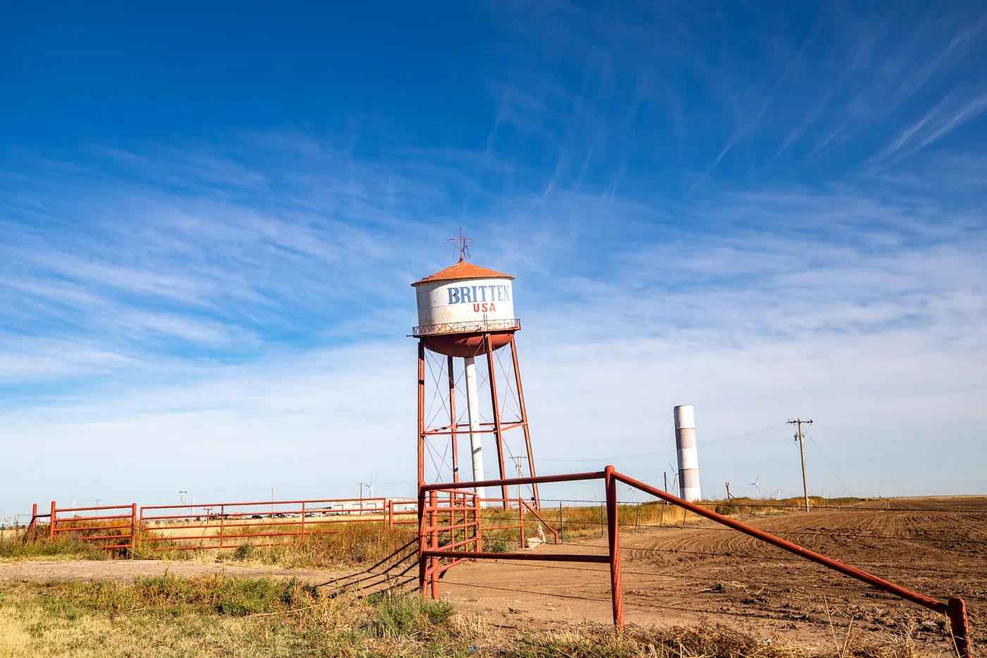 The Leaning Tower of Texas in Groom Texas - Leaning Britten USA water tower on Route 66