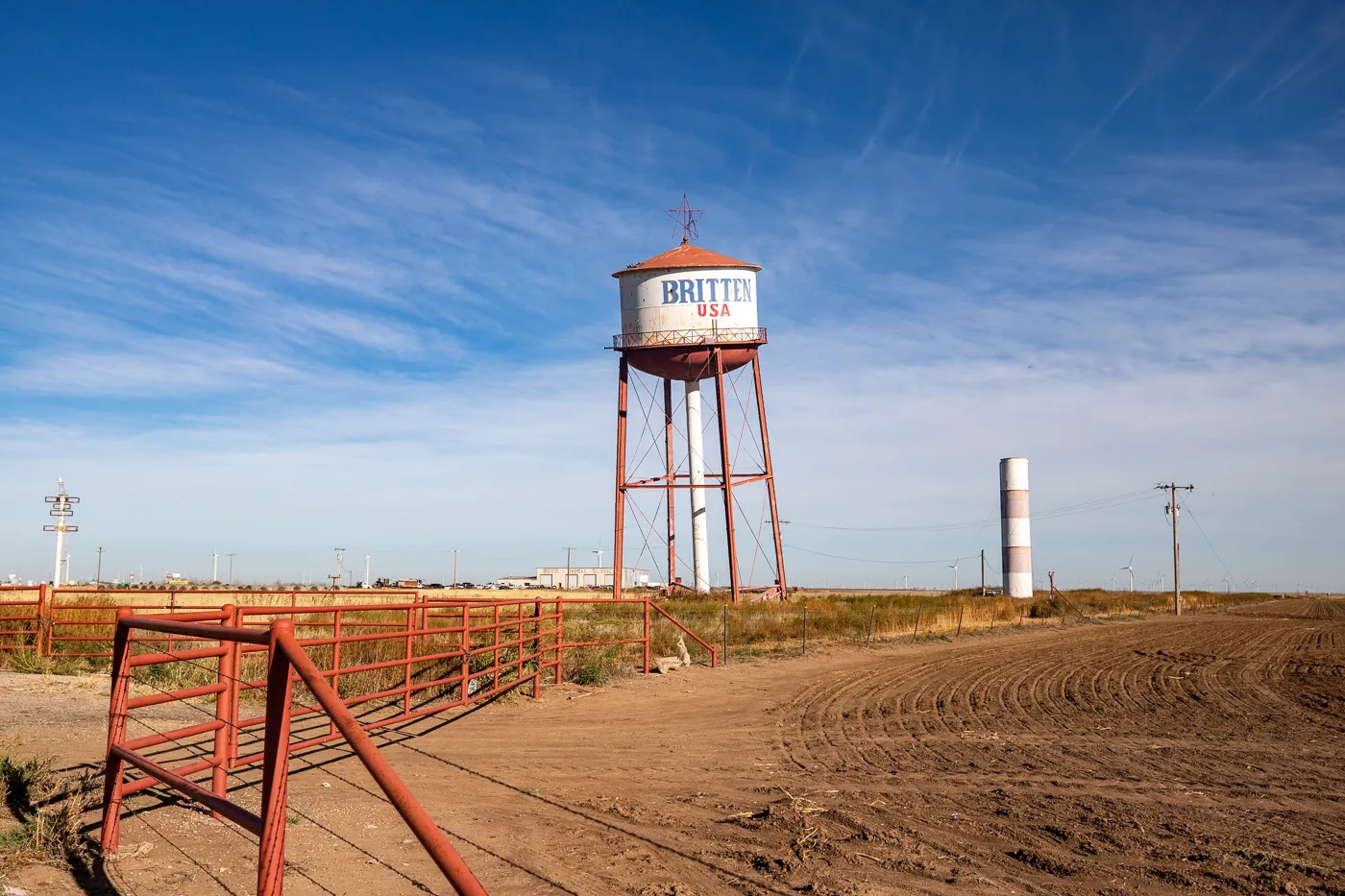 The Leaning Tower of Texas in Groom Texas - Leaning Britten USA water tower on Route 66