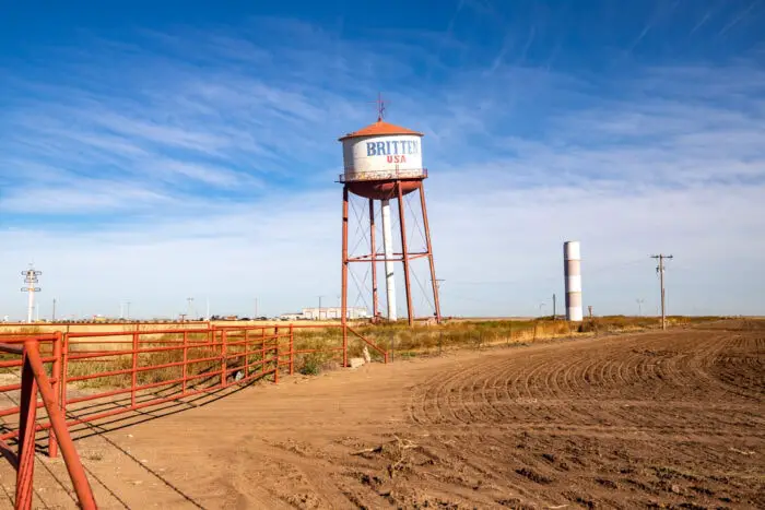 The Leaning Tower of Texas in Groom Texas - Leaning Britten USA water tower on Route 66