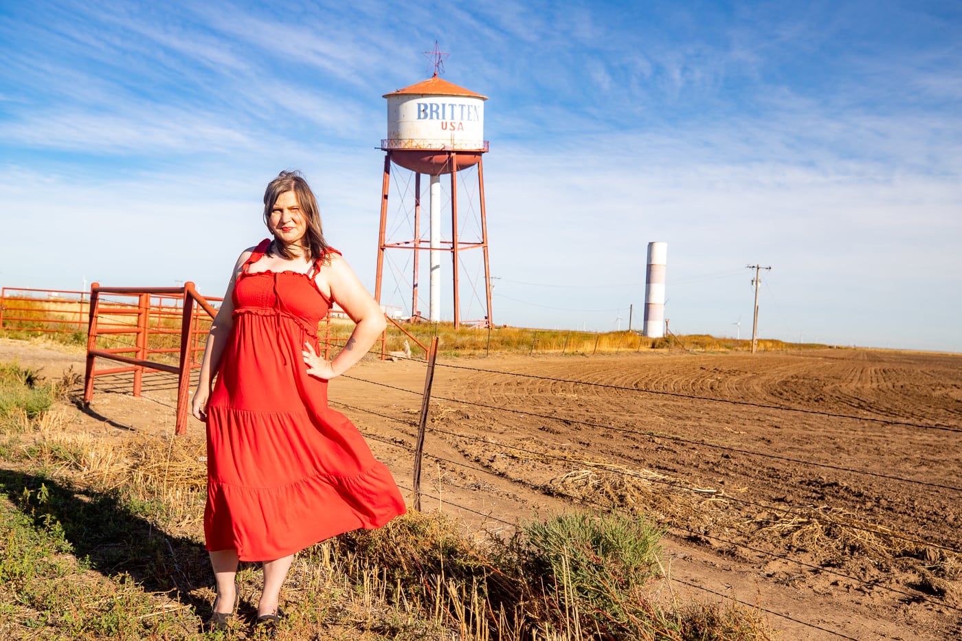 The Leaning Tower of Texas in Groom Texas - Leaning Britten USA water tower on Route 66