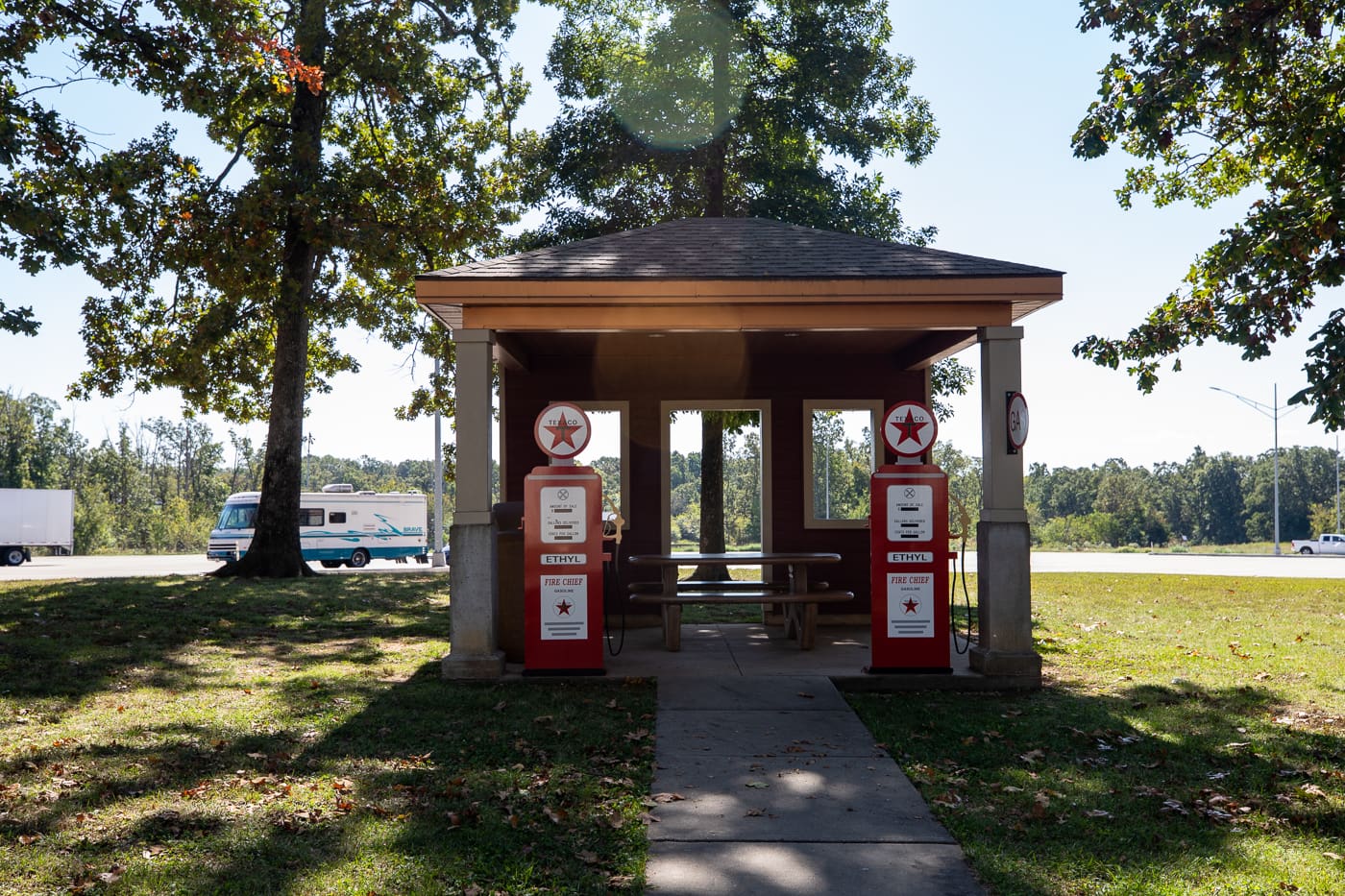 Missouri Route 66 Welcome Center in Conway, Missouri - Route 66 themed rest stop in Missouri