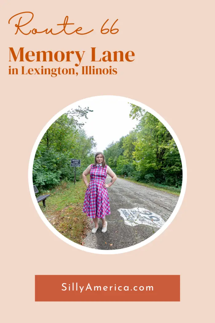 Take a trip down memory lane in Lexington, Illinois. Route 66 Memory Lane, that is. An original 1-mile stretch of Route 66 has been restored and turned into an interpretive trail complete with original pavement and vintage billboards and signs for Burma Shave, Nehi, and more. This original two-lane stretch of the Mother Road was dedicated in 1926. #RoadTrips #RoadTripStop #Route66 #Route66RoadTrip #IllinoisRoute66 #Illinois #IllinoisRoadTrip #IllinoisRoadsideAttractions #RoadsideAttraction