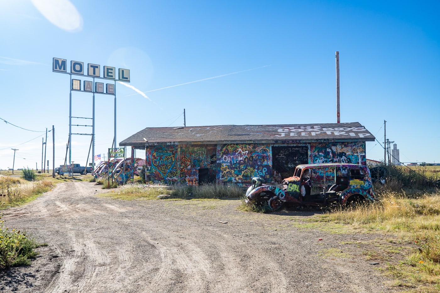 VW Slug Bug Ranch in Conway, Texas Route 66 Roadside Attraction