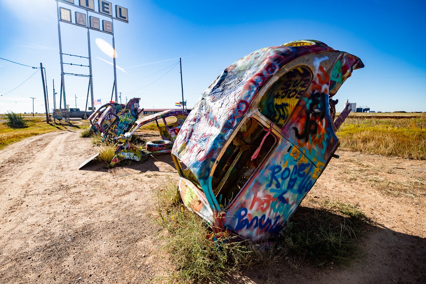 VW Slug Bug Ranch in Conway, Texas Route 66 Roadside Attraction