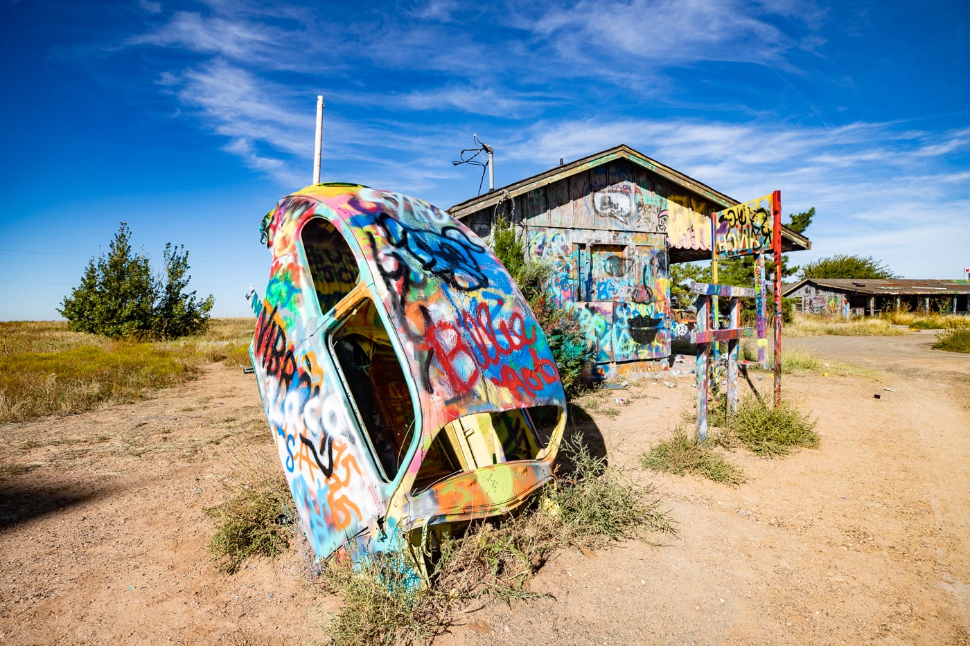 VW Slug Bug Ranch in Conway, Texas Route 66 Roadside Attraction