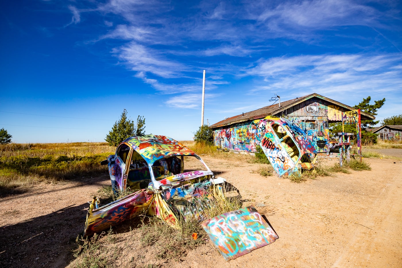 VW Slug Bug Ranch in Conway, Texas Route 66 Roadside Attraction