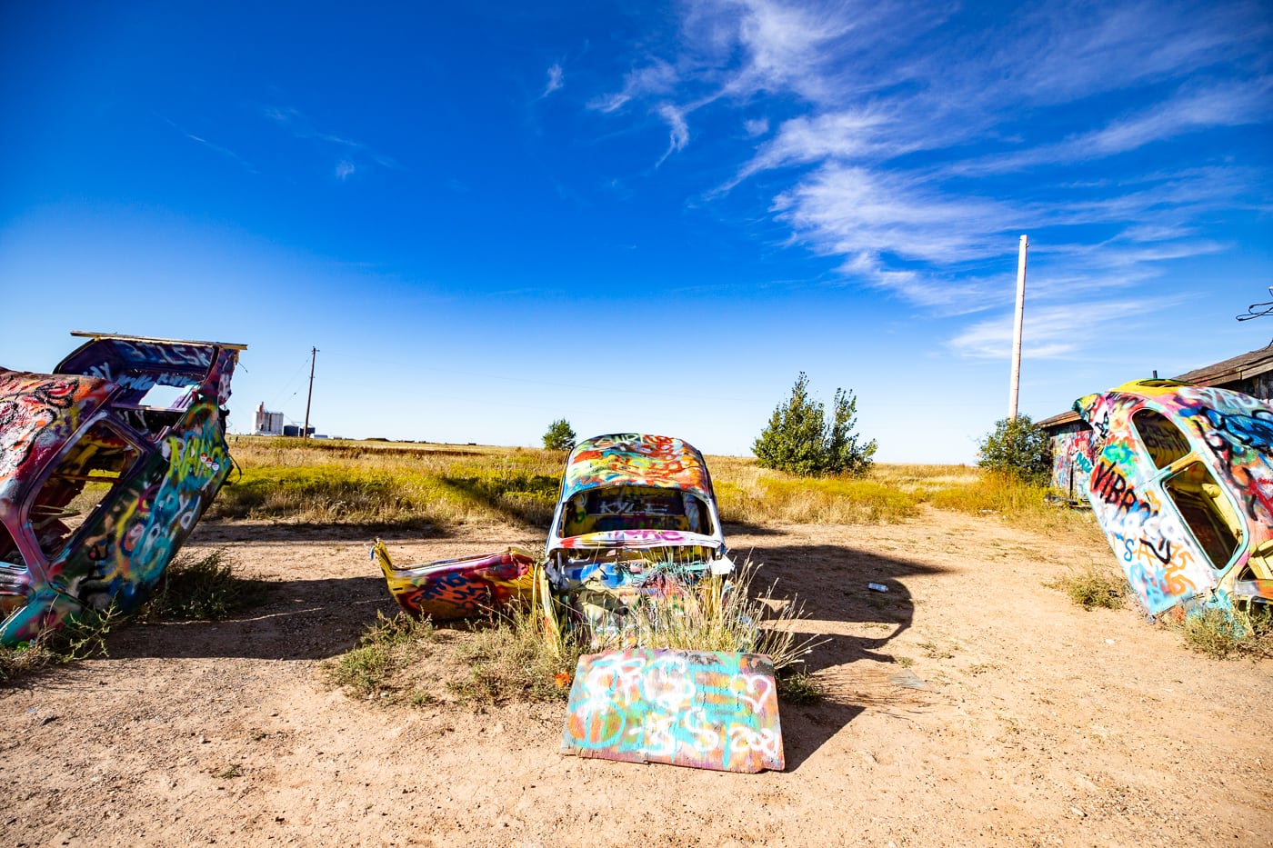 VW Slug Bug Ranch in Conway, Texas Route 66 Roadside Attraction