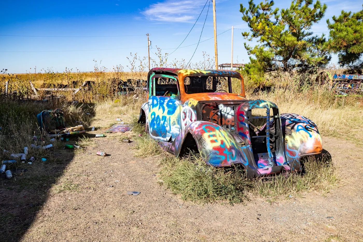VW Slug Bug Ranch in Conway, Texas Route 66 Roadside Attraction