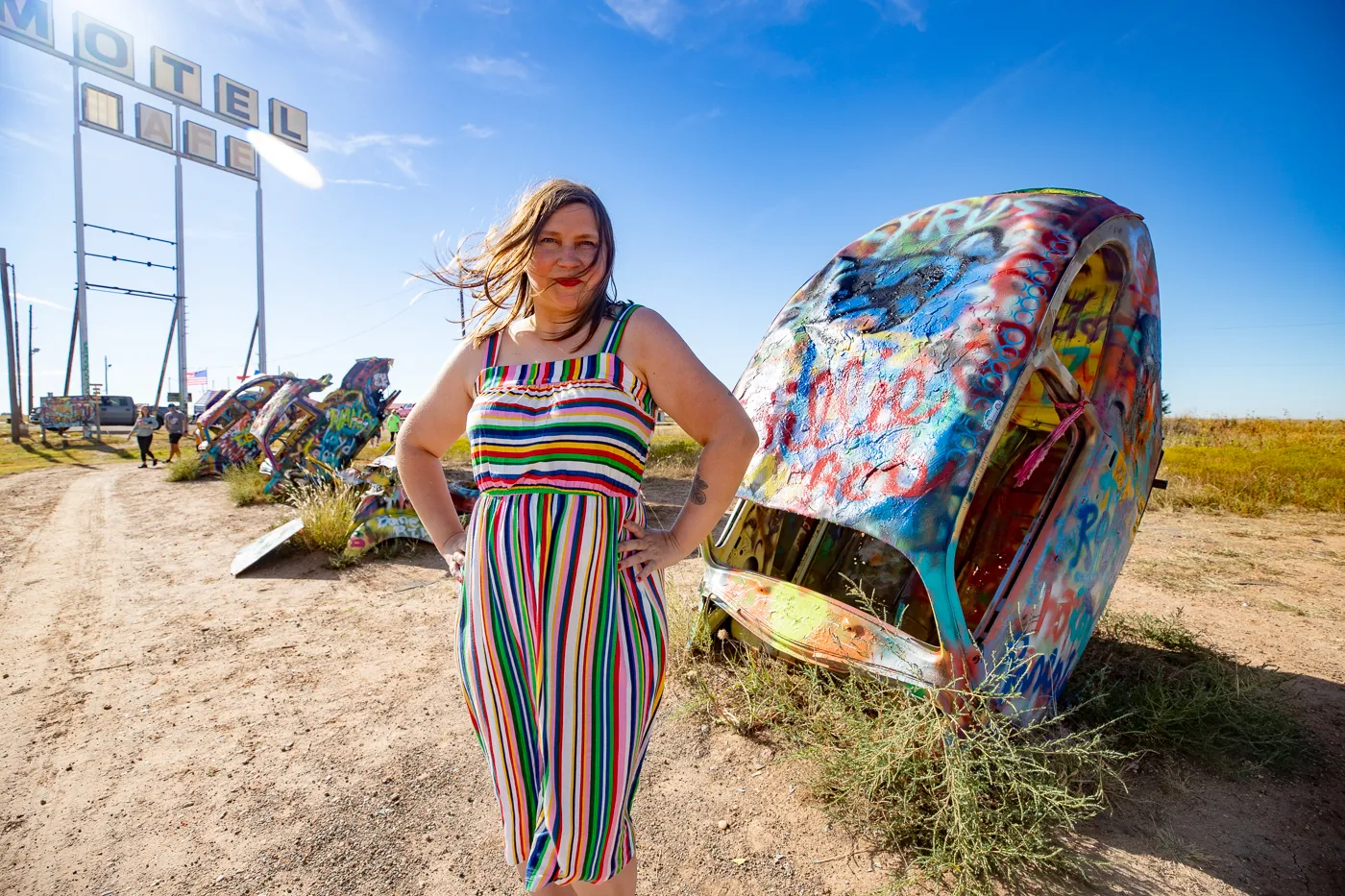 VW Slug Bug Ranch in Conway, Texas Route 66 Roadside Attraction