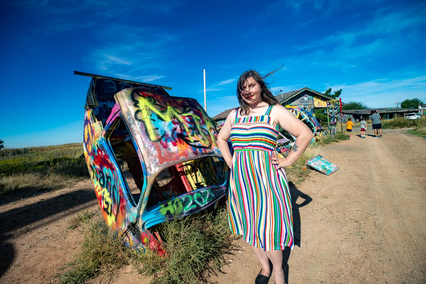 VW Slug Bug Ranch in Conway, Texas Route 66 Roadside Attraction