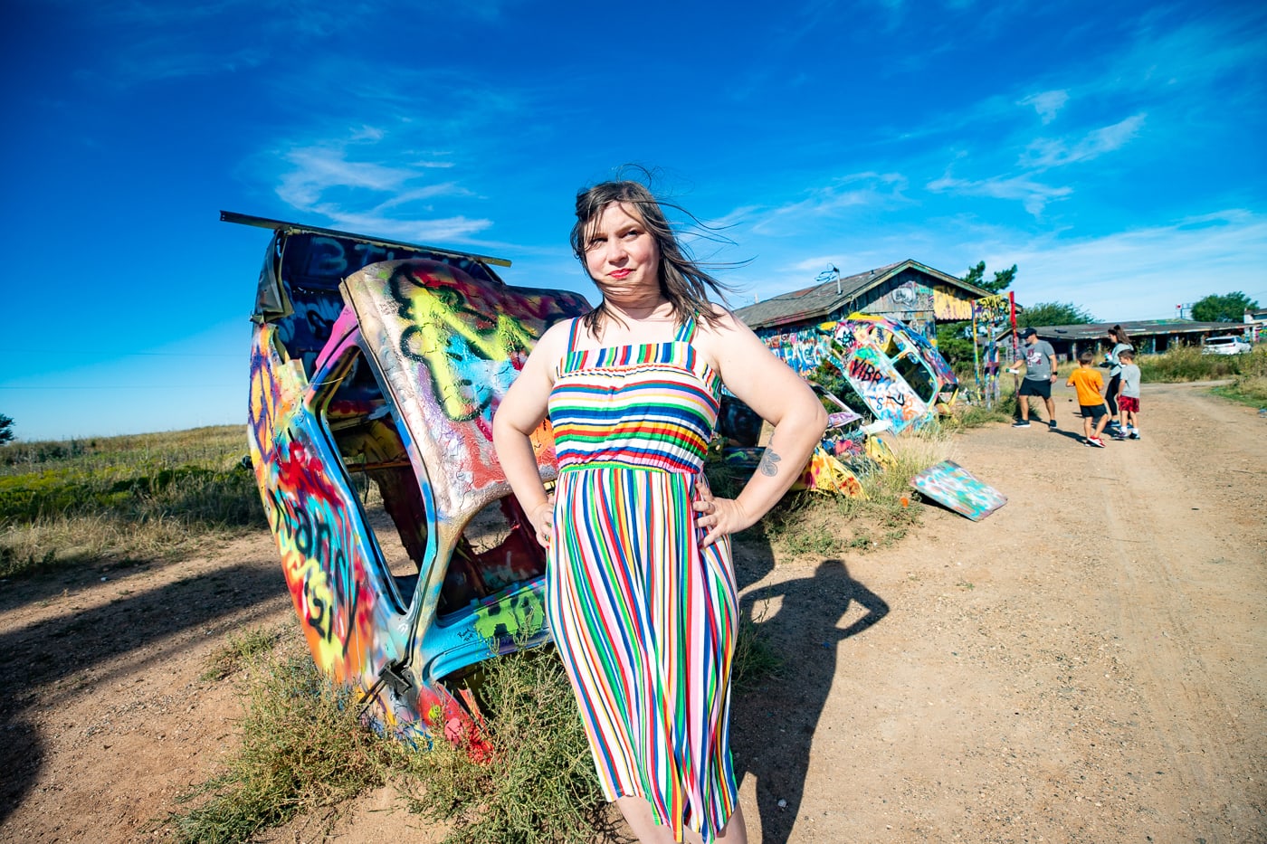 VW Slug Bug Ranch in Conway, Texas Route 66 Roadside Attraction