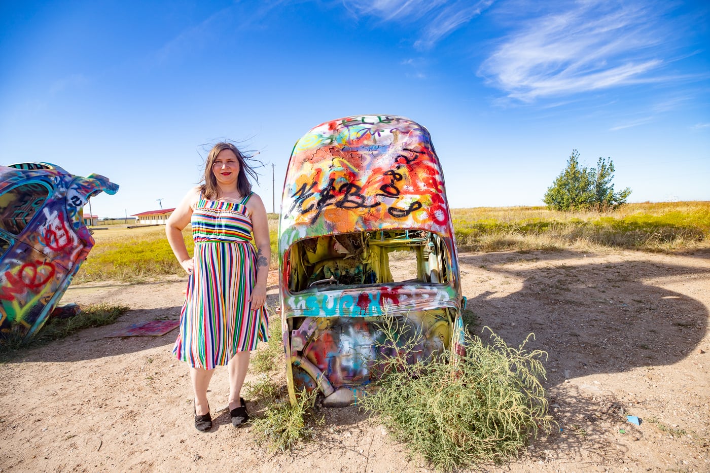 VW Slug Bug Ranch in Conway, Texas Route 66 Roadside Attraction