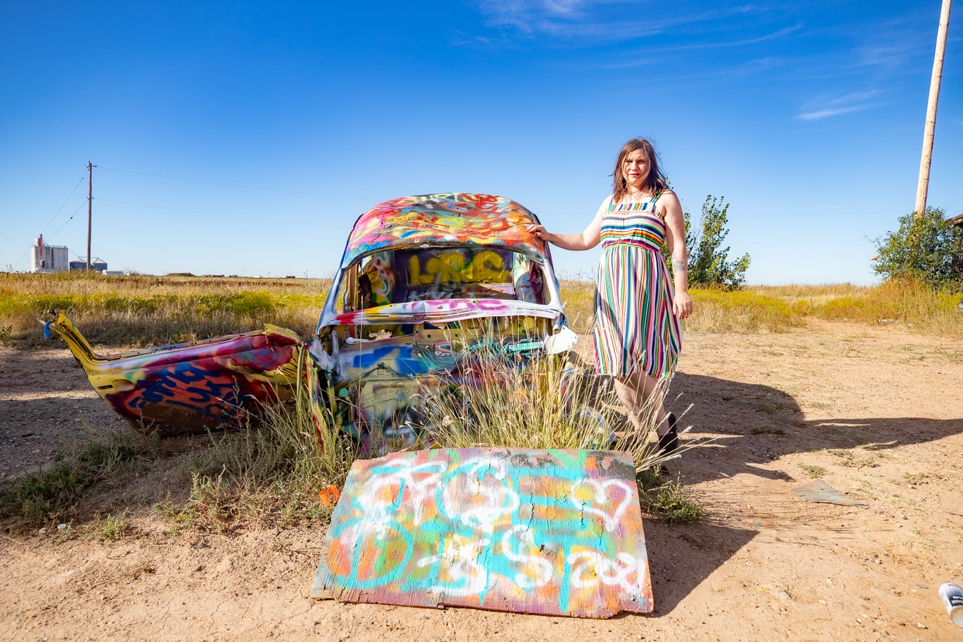 VW Slug Bug Ranch in Conway, Texas Route 66 Roadside Attraction