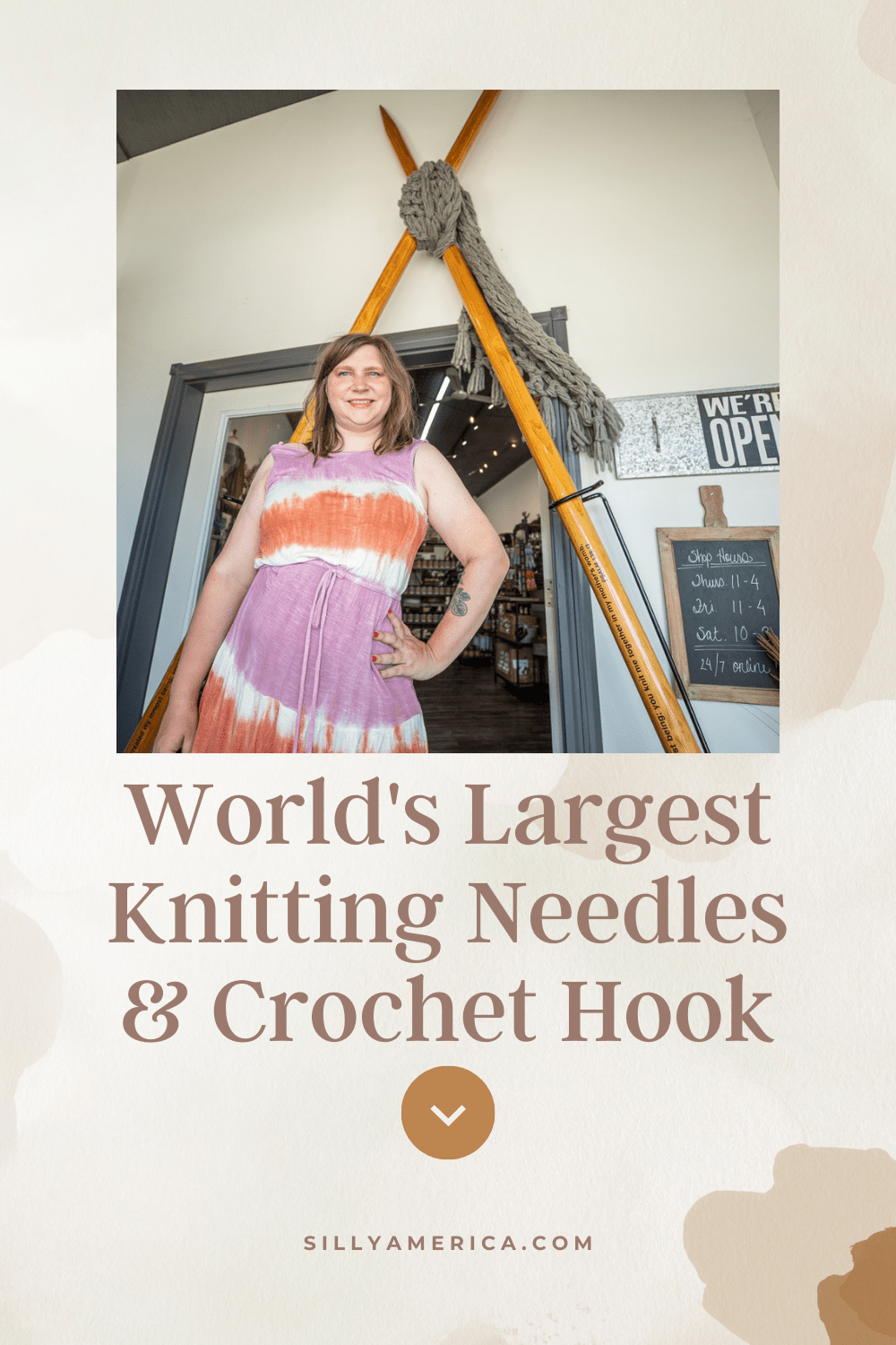 World's Largest Crochet Hook - Casey, IL - Use Video 1 