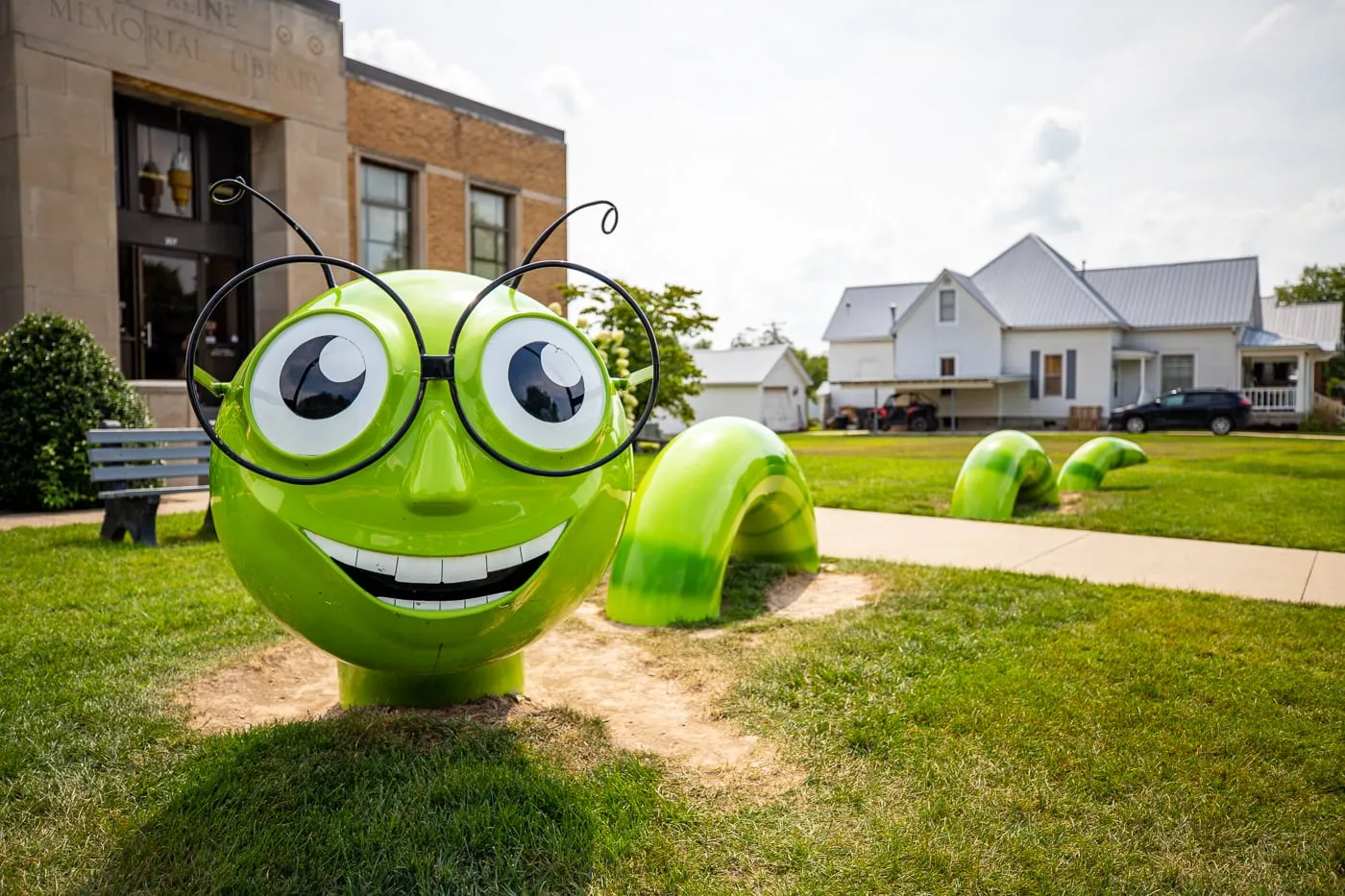 Big Bookworm in Casey, Illinois roadside attraction