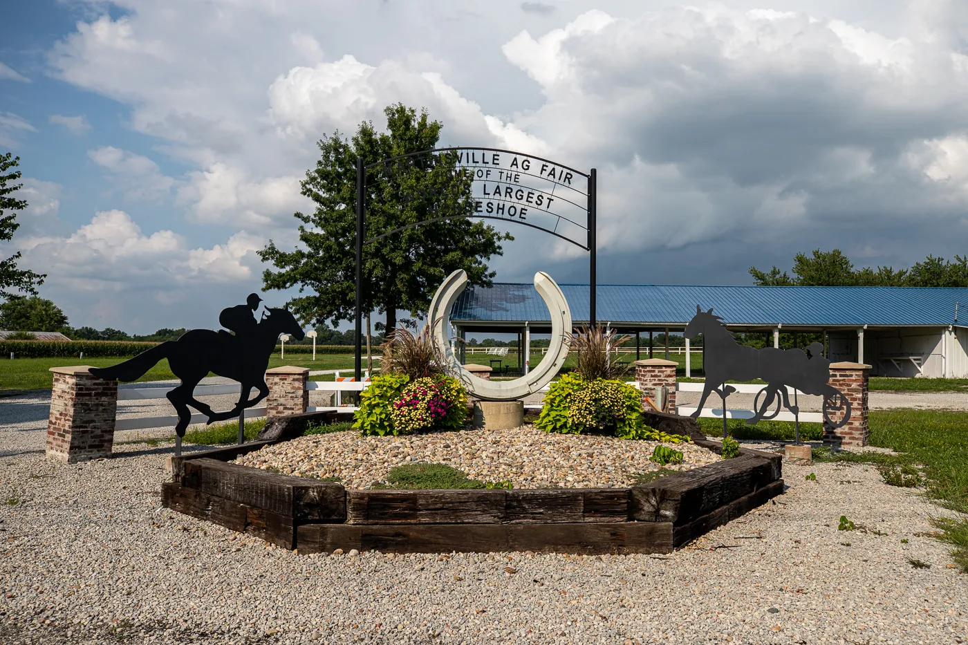 Former world's largest horseshoe in Casey, Illinois roadside attraction