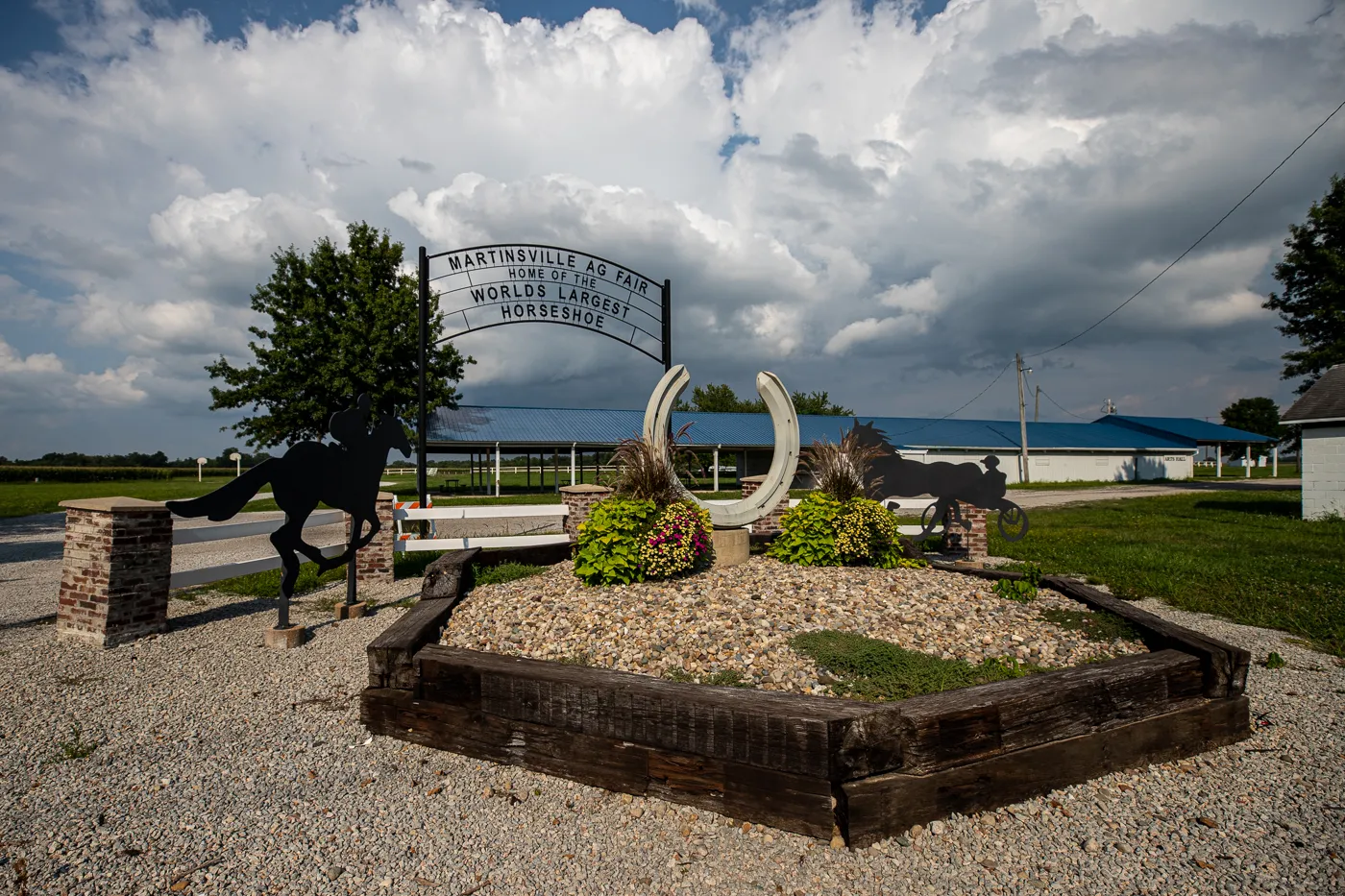 Former world's largest horseshoe in Casey, Illinois roadside attraction