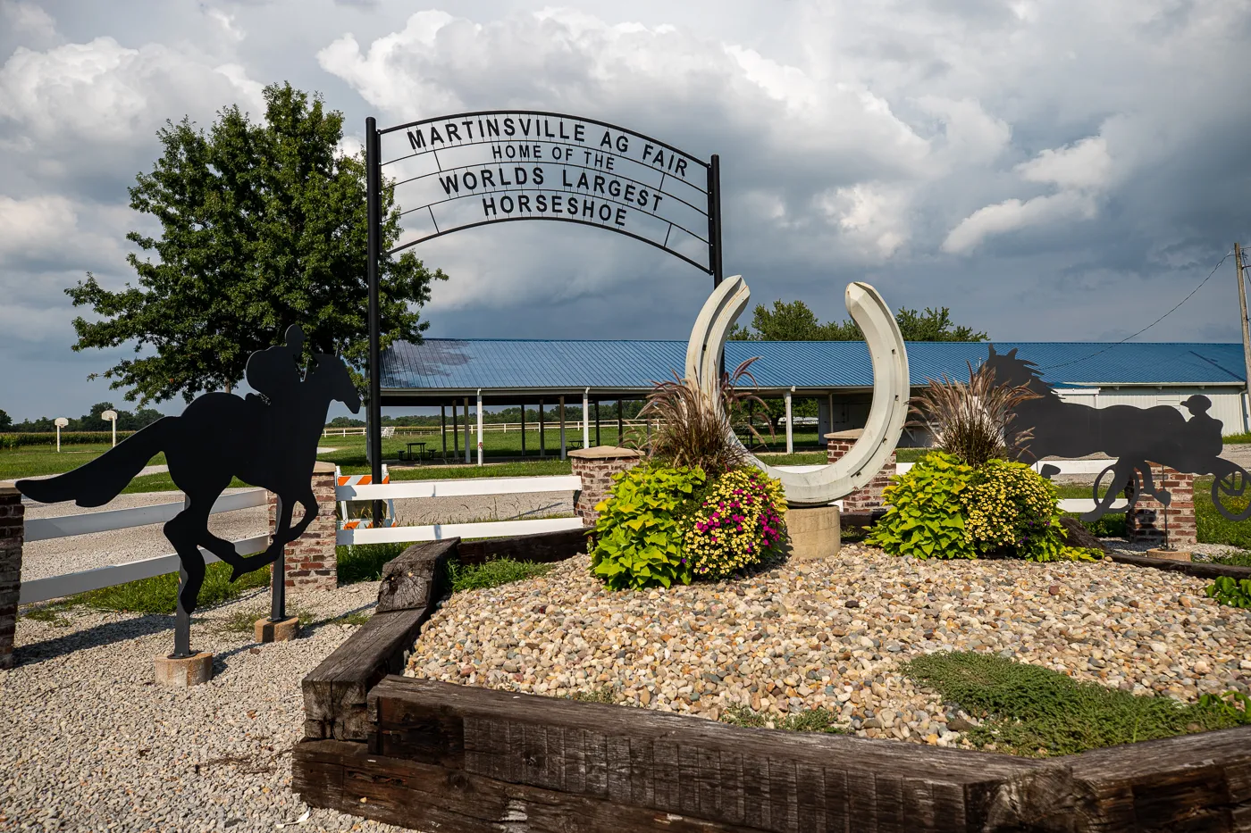 Former world's largest horseshoe in Casey, Illinois roadside attraction