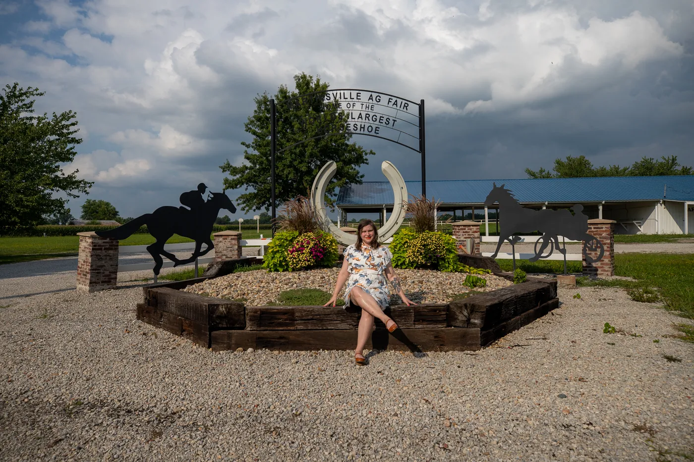 Former world's largest horseshoe in Casey, Illinois roadside attraction