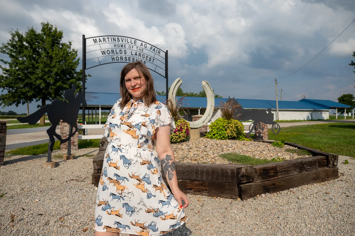 Former world's largest horseshoe in Casey, Illinois roadside attraction