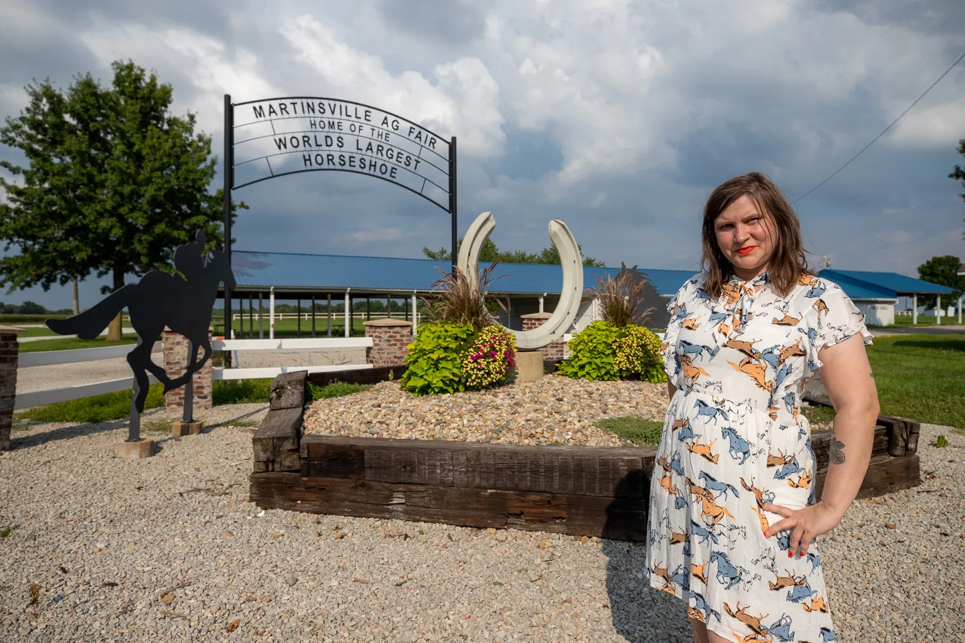 Former world's largest horseshoe in Casey, Illinois roadside attraction