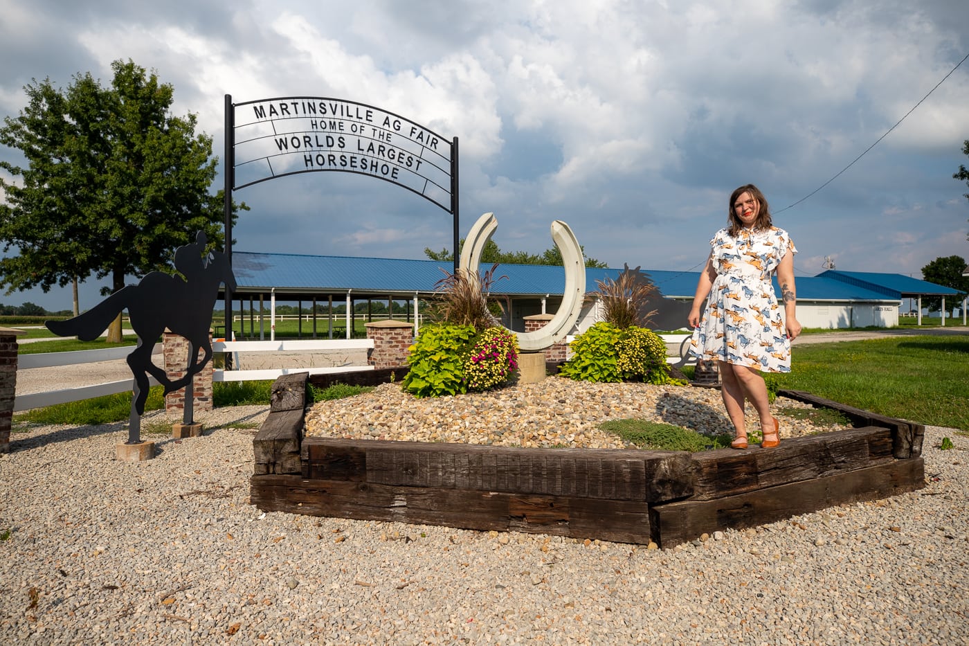 Former world's largest horseshoe in Casey, Illinois roadside attraction