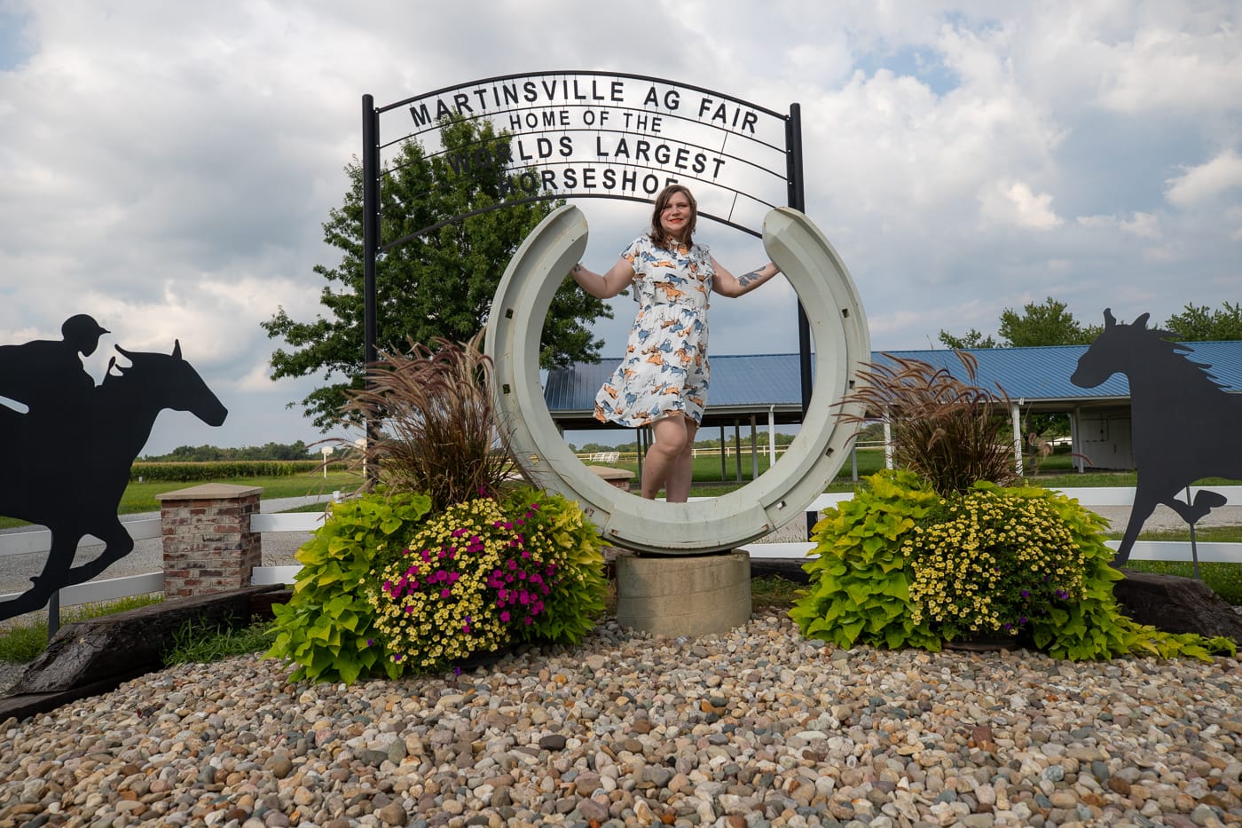 Former world's largest horseshoe in Casey, Illinois roadside attraction