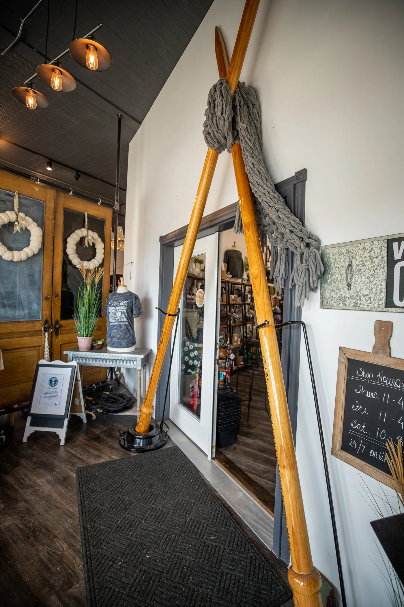 World's Largest Knitting Needles & Crochet Hook in Casey, Illinois