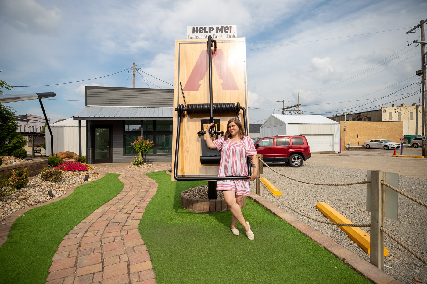 World's Largest Mouse Trap in Casey, Illinois roadside attraction