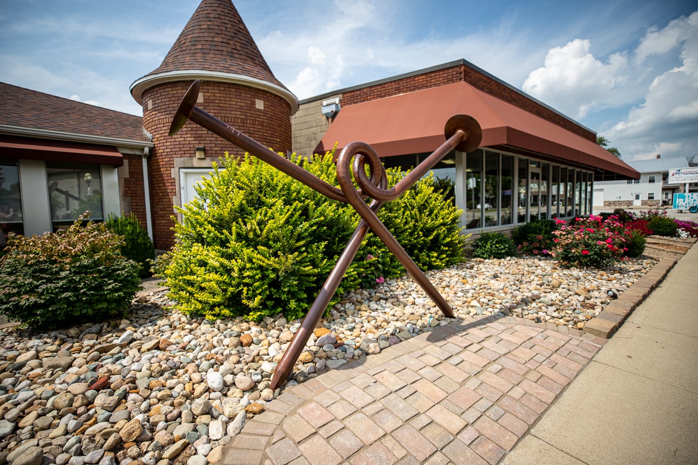 Big Nail Puzzle in Casey, Illinois roadside attraction