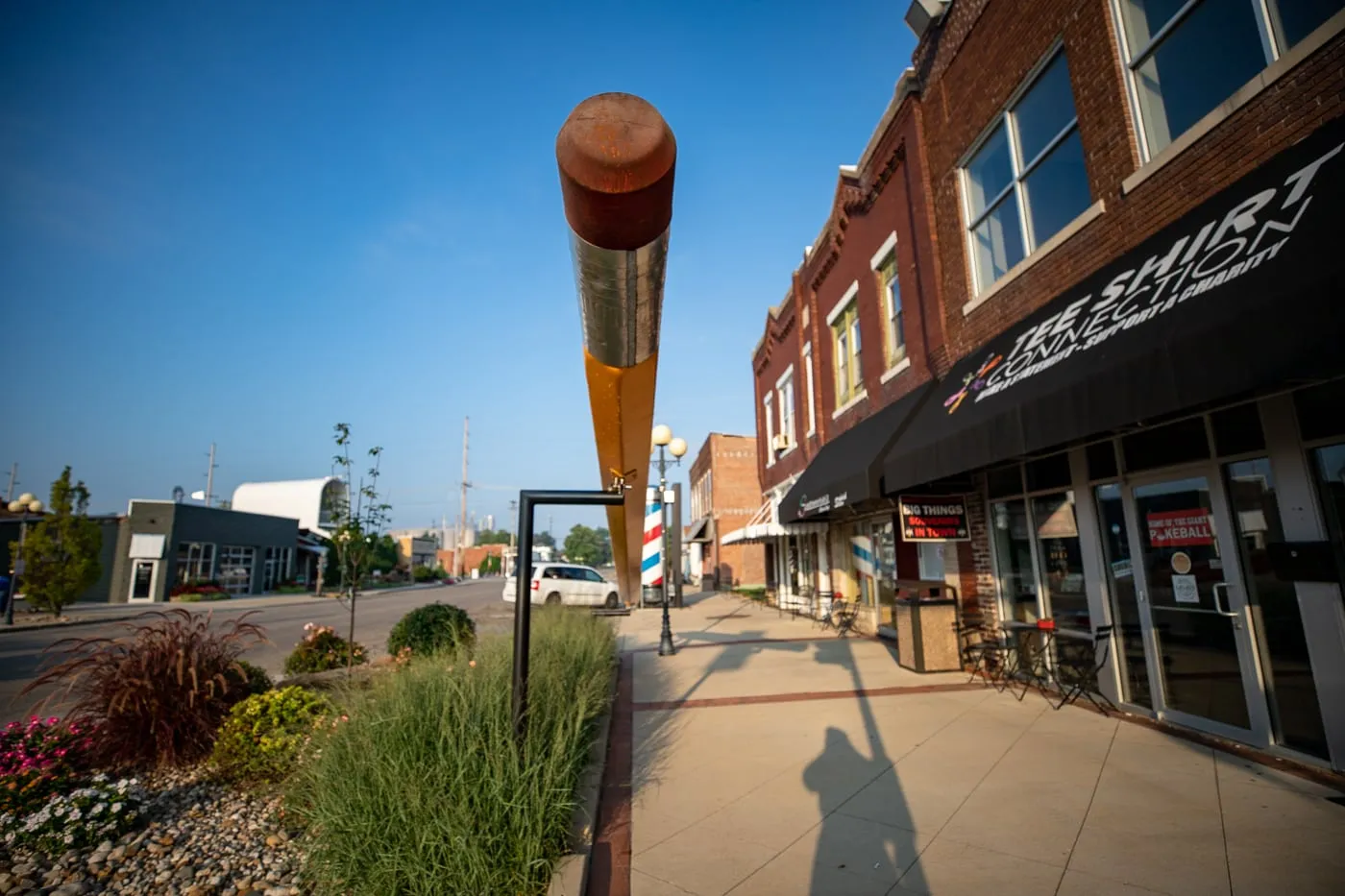 Big Pencil in Casey, Illinois roadside attraction