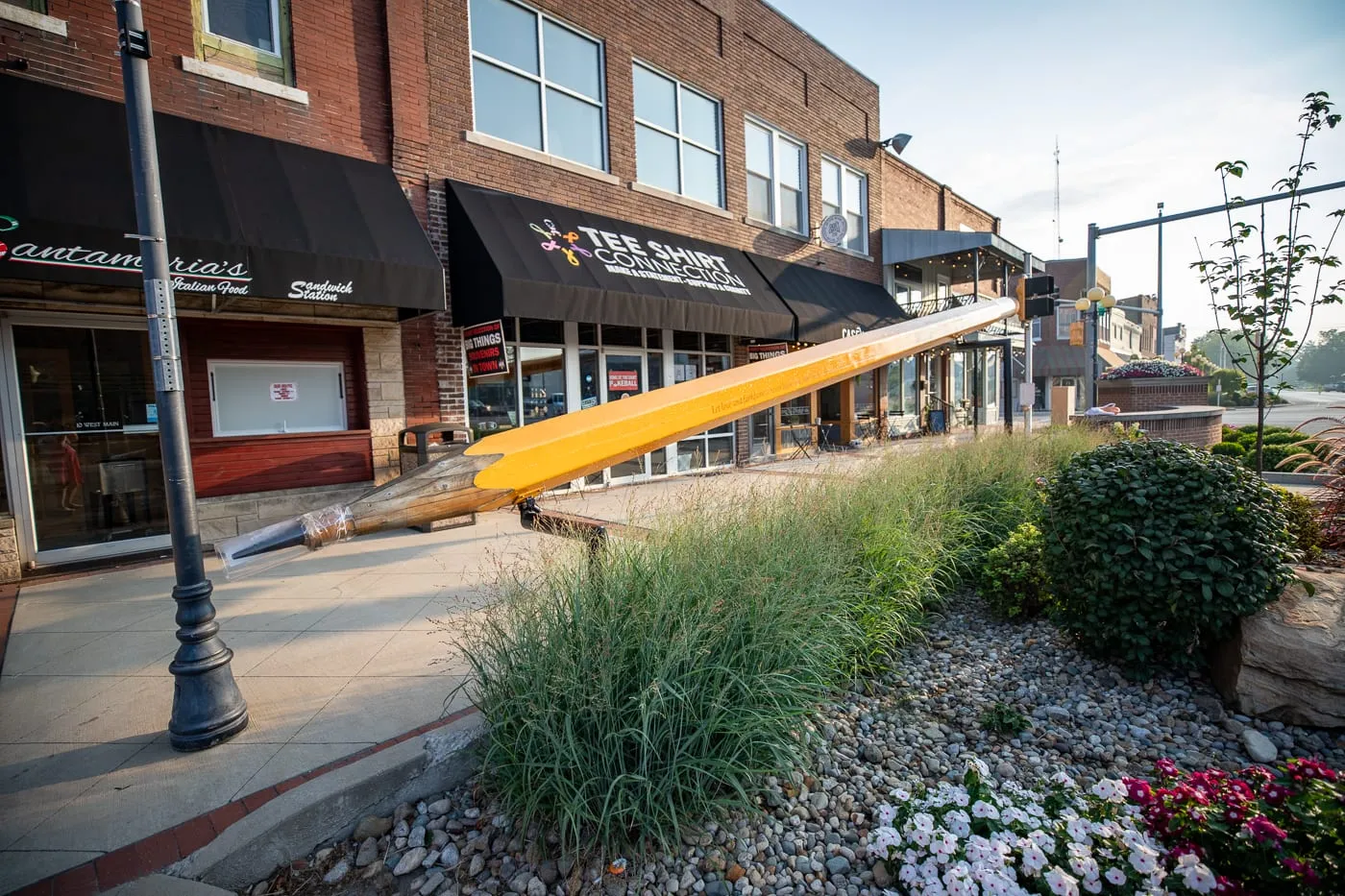 Big Pencil in Casey, Illinois roadside attraction