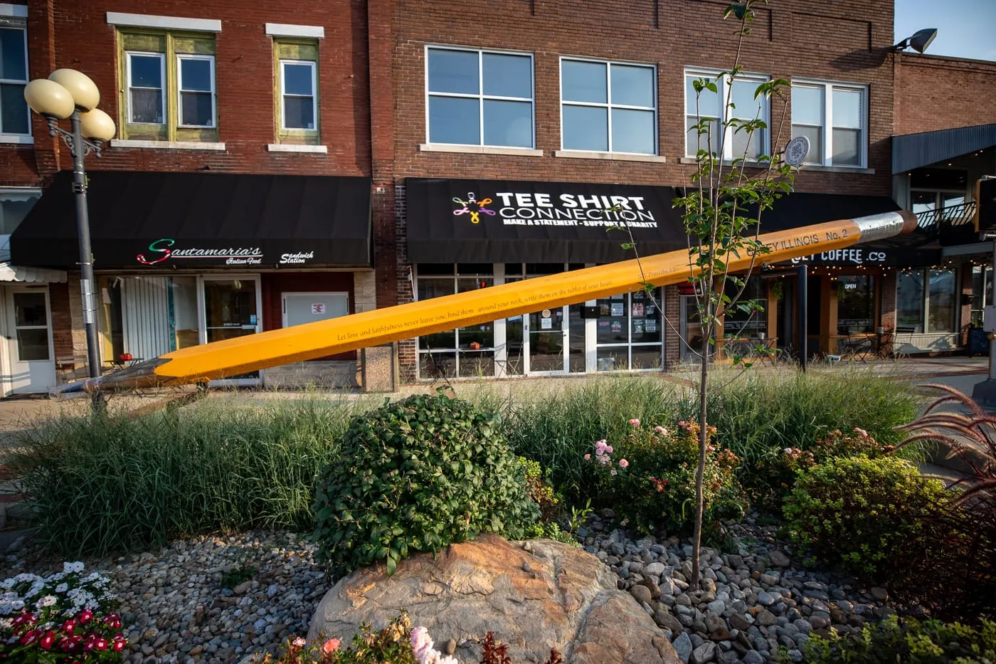 Big Pencil in Casey, Illinois roadside attraction