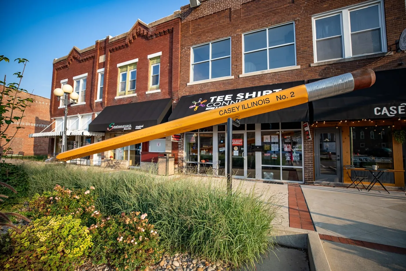 Big Pencil in Casey, Illinois roadside attraction