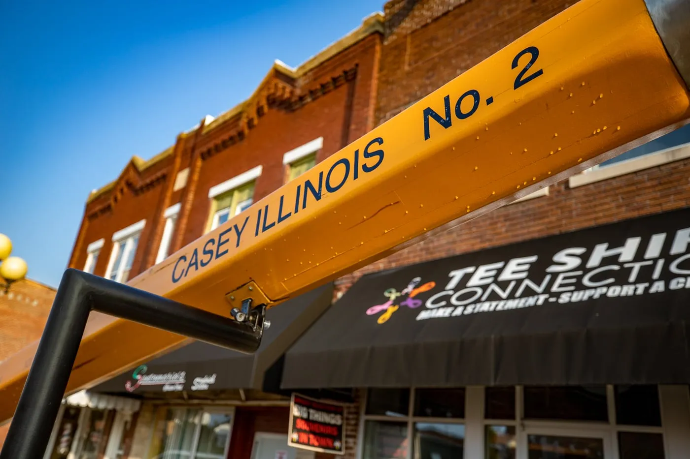 Big Pencil in Casey, Illinois roadside attraction