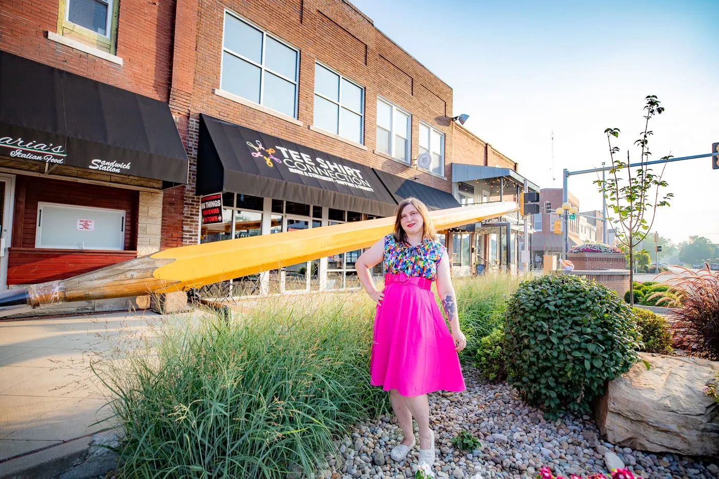 Big Pencil in Casey, Illinois roadside attraction