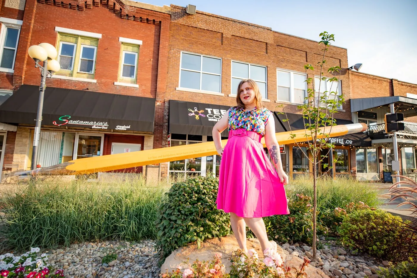 Big Pencil in Casey, Illinois - Silly America