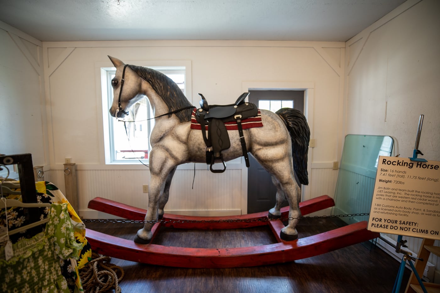 Big Rocking Horse in Casey, Illinois roadside attraction