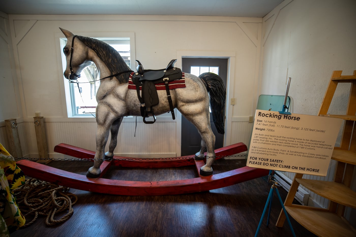 Big Rocking Horse in Casey, Illinois roadside attraction